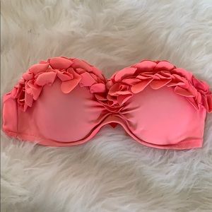 Victoria’s Secret Ruffle Bandeau Bikini Top
